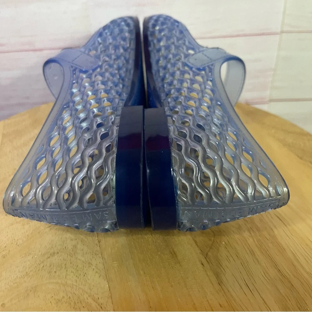 Sam Edelman Michaela Soft Blue Jelly Mary Jane Flat‎ Size 8 - Picture 6 of 10